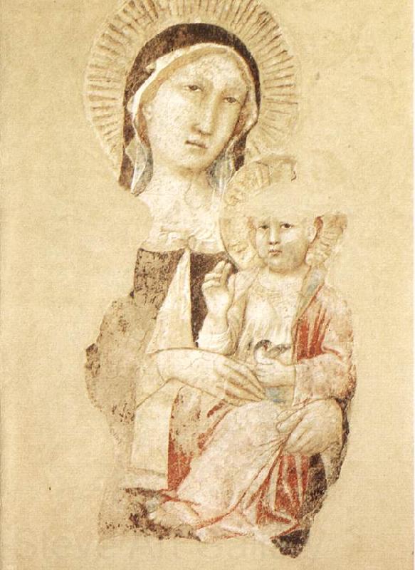GADDI, Agnolo Madonna with Child (fragment) dfg